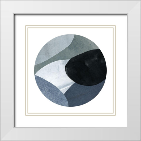 Littoral Composite II White Modern Wood Framed Art Print with Double Matting by Scarvey, Emma