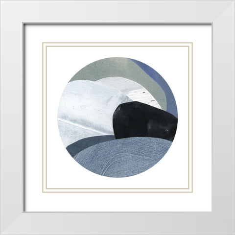 Littoral Composite IV White Modern Wood Framed Art Print with Double Matting by Scarvey, Emma