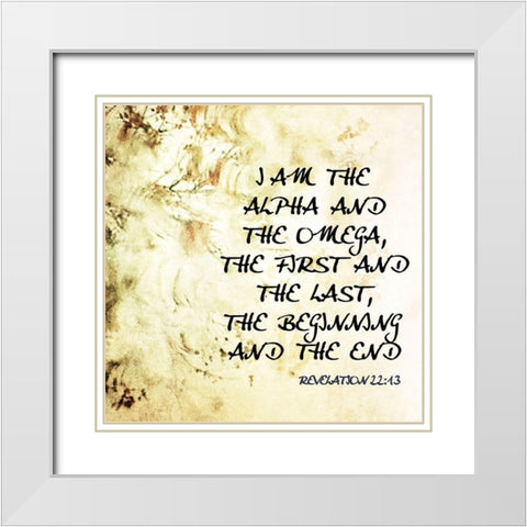 Spiritual II White Modern Wood Framed Art Print with Double Matting by Nall, Skip