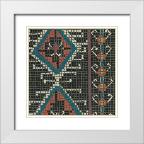 Woven Journey III White Modern Wood Framed Art Print with Double Matting by Zarris, Chariklia