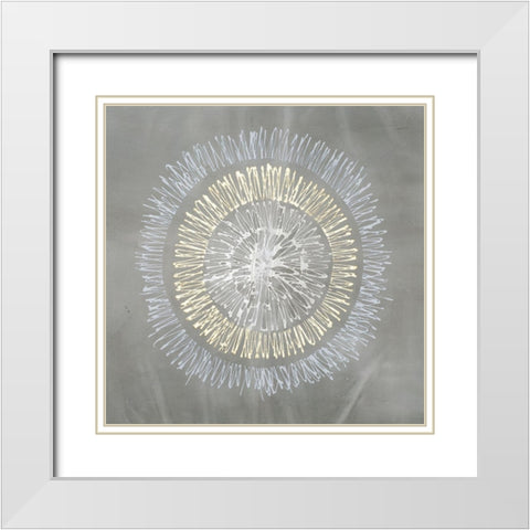 UA CH Polaris II White Modern Wood Framed Art Print with Double Matting by Lam, Vanna