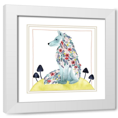 Friends of Clementine III White Modern Wood Framed Art Print with Double Matting by Popp, Grace