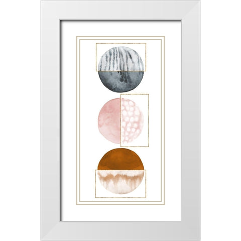 Magnified II White Modern Wood Framed Art Print with Double Matting by Popp, Grace