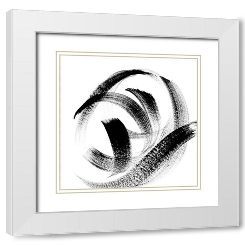 Follow Me I White Modern Wood Framed Art Print with Double Matting by Chandler, Sharon