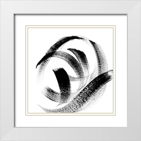 Follow Me I White Modern Wood Framed Art Print with Double Matting by Chandler, Sharon