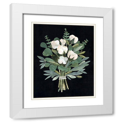 Cut Paper Bouquet I White Modern Wood Framed Art Print with Double Matting by Borges, Victoria