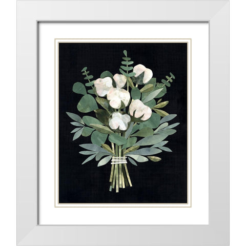 Cut Paper Bouquet I White Modern Wood Framed Art Print with Double Matting by Borges, Victoria