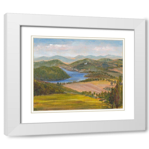Nostalgic Tuscany III White Modern Wood Framed Art Print with Double Matting by Iafrate, Sandra