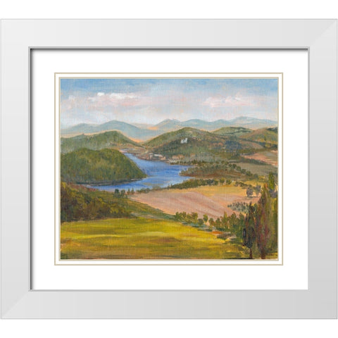 Nostalgic Tuscany III White Modern Wood Framed Art Print with Double Matting by Iafrate, Sandra