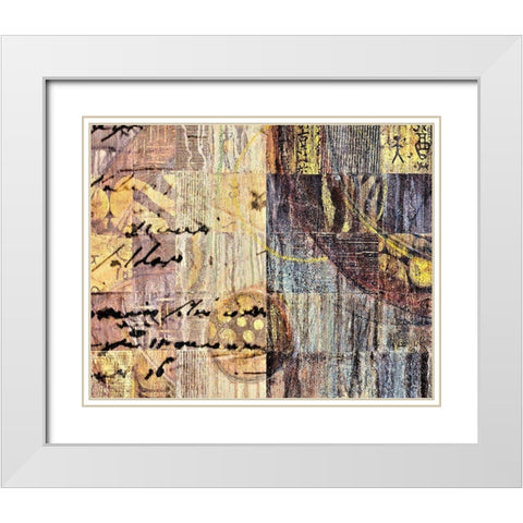 Of the World III White Modern Wood Framed Art Print with Double Matting by Perkins, Greg