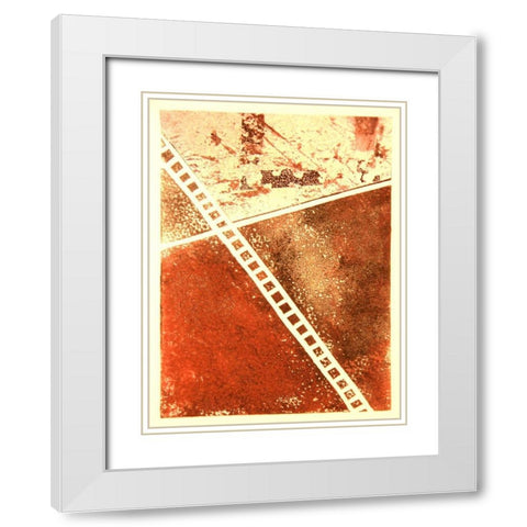 Outer Limit I White Modern Wood Framed Art Print with Double Matting by Perkins, Greg