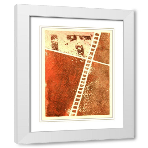 Outer Limit III White Modern Wood Framed Art Print with Double Matting by Perkins, Greg