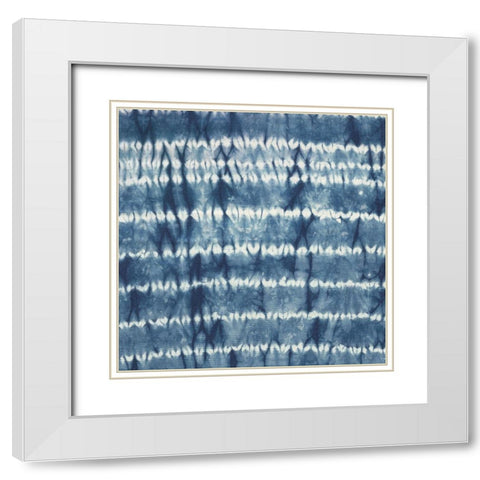 Sea Cloth I White Modern Wood Framed Art Print with Double Matting by Zarris, Chariklia