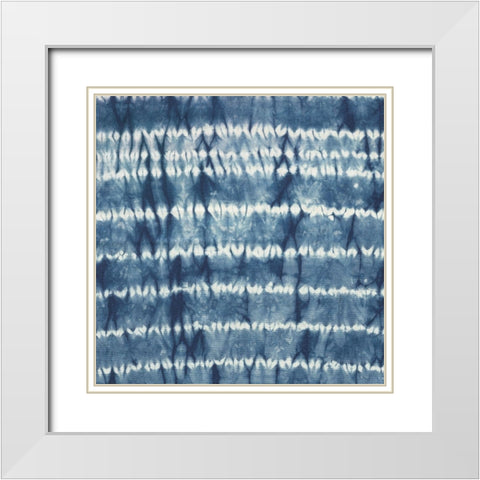 Sea Cloth I White Modern Wood Framed Art Print with Double Matting by Zarris, Chariklia