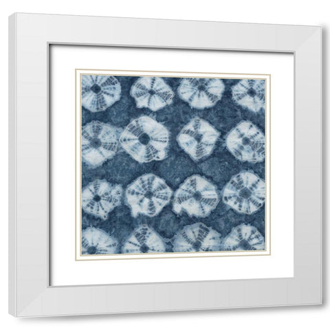 Sea Cloth II White Modern Wood Framed Art Print with Double Matting by Zarris, Chariklia