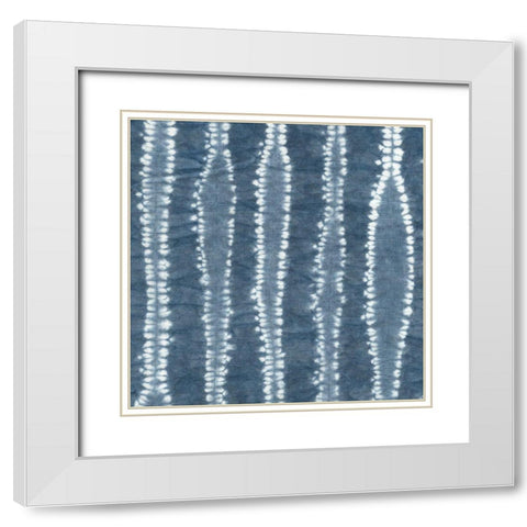 Sea Cloth III White Modern Wood Framed Art Print with Double Matting by Zarris, Chariklia