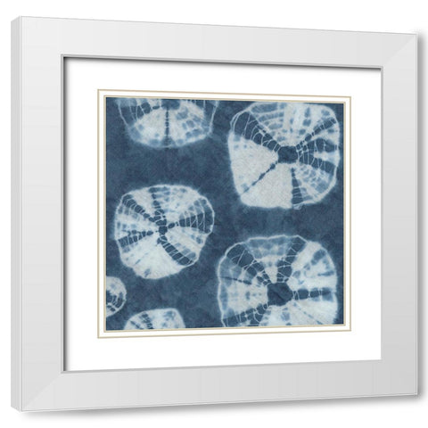 Sea Cloth IV White Modern Wood Framed Art Print with Double Matting by Zarris, Chariklia