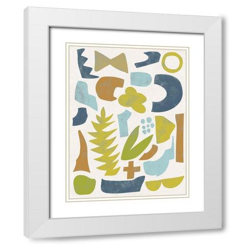 Swift I White Modern Wood Framed Art Print with Double Matting by Zarris, Chariklia