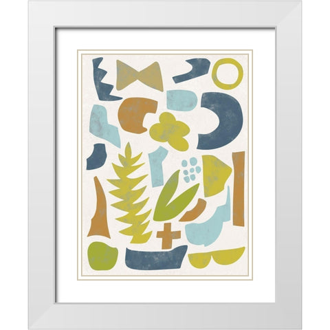 Swift I White Modern Wood Framed Art Print with Double Matting by Zarris, Chariklia