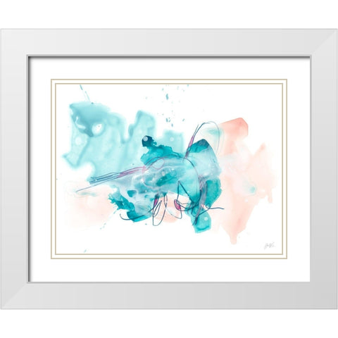 Pileus I White Modern Wood Framed Art Print with Double Matting by Vess, June Erica