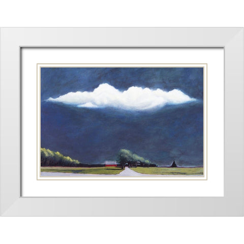 Going To Sag Harbor White Modern Wood Framed Art Print with Double Matting by Romm, Steven