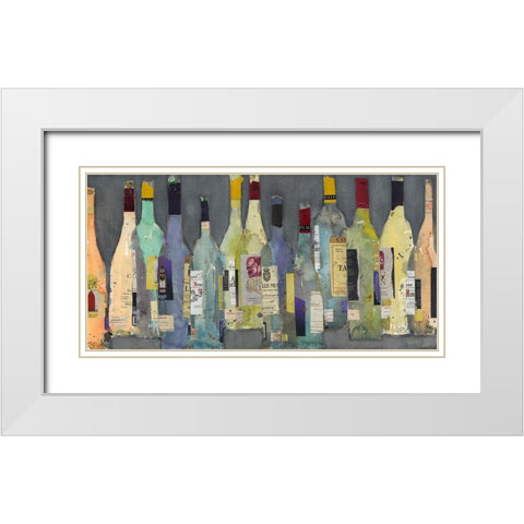 Uncorked I White Modern Wood Framed Art Print with Double Matting by Dixon, Samuel