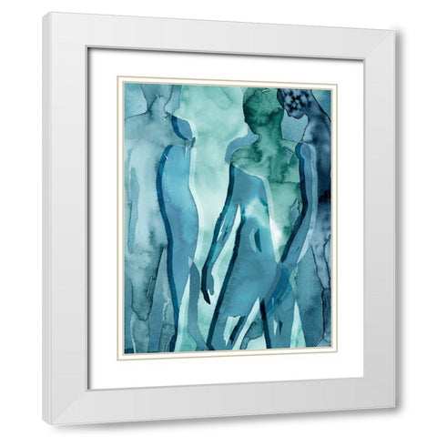 Water Women II White Modern Wood Framed Art Print with Double Matting by Popp, Grace