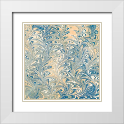 Florentine I White Modern Wood Framed Art Print with Double Matting by Unknown