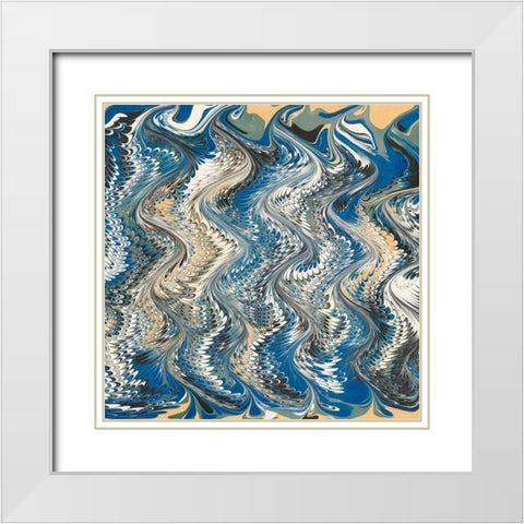 Florentine III White Modern Wood Framed Art Print with Double Matting by Unknown