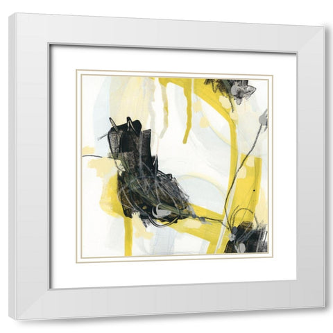Conduit I White Modern Wood Framed Art Print with Double Matting by Vess, June Erica