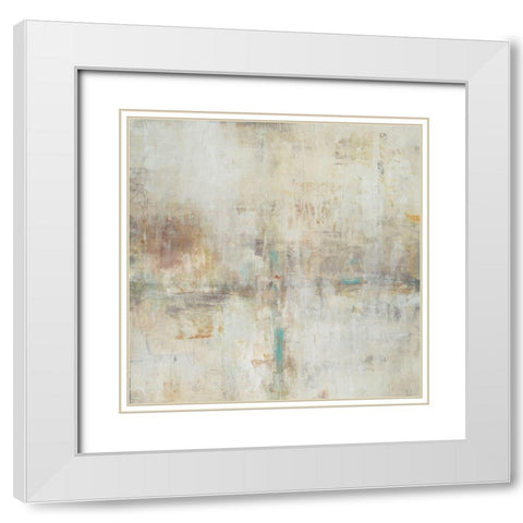 Essence II White Modern Wood Framed Art Print with Double Matting by OToole, Tim