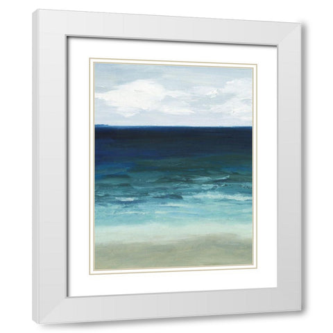 Sandfiddler Drive I White Modern Wood Framed Art Print with Double Matting by Popp, Grace