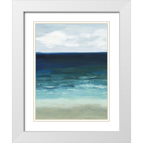 Sandfiddler Drive I White Modern Wood Framed Art Print with Double Matting by Popp, Grace