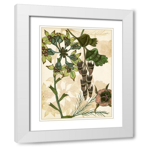 Enchanted II White Modern Wood Framed Art Print with Double Matting by Wang, Melissa