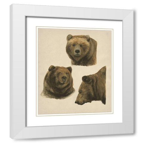 Wild World IV White Modern Wood Framed Art Print with Double Matting by Wang, Melissa