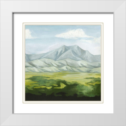 Deep Valley II White Modern Wood Framed Art Print with Double Matting by Popp, Grace