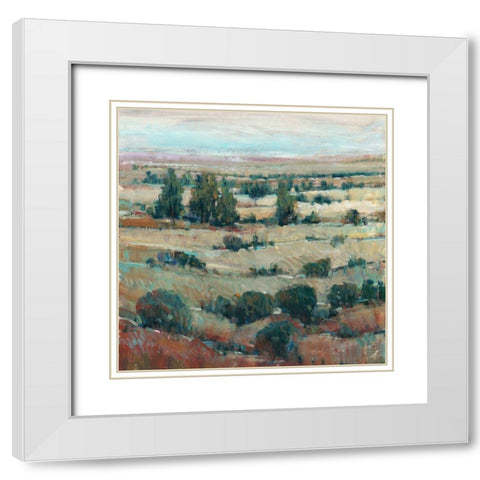 High Country Scene I White Modern Wood Framed Art Print with Double Matting by OToole, Tim