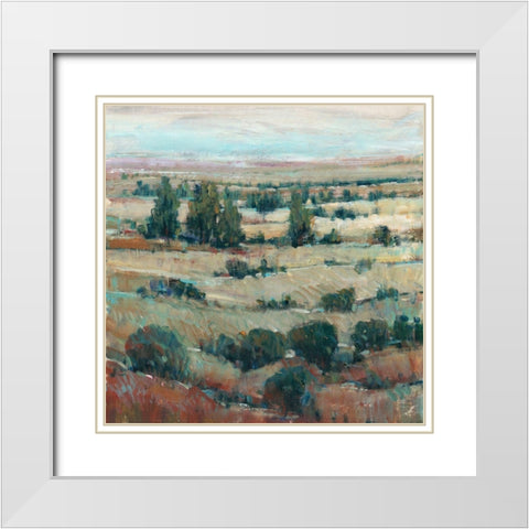 High Country Scene I White Modern Wood Framed Art Print with Double Matting by OToole, Tim