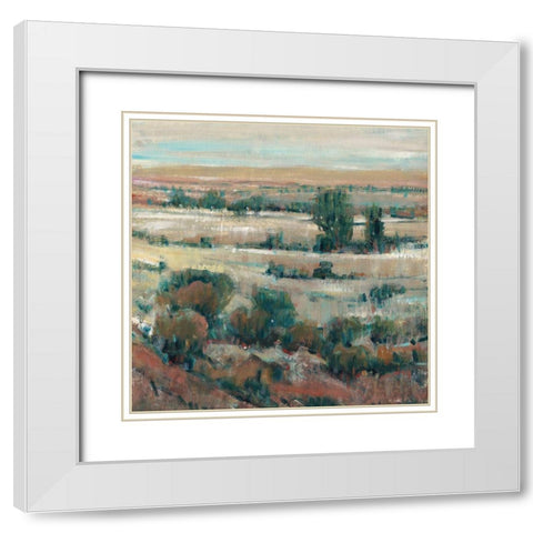 High Country Scene II White Modern Wood Framed Art Print with Double Matting by OToole, Tim