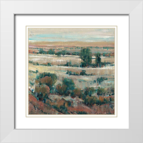 High Country Scene II White Modern Wood Framed Art Print with Double Matting by OToole, Tim