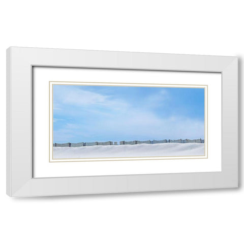 Beach Photography VI White Modern Wood Framed Art Print with Double Matting by McLoughlin, James