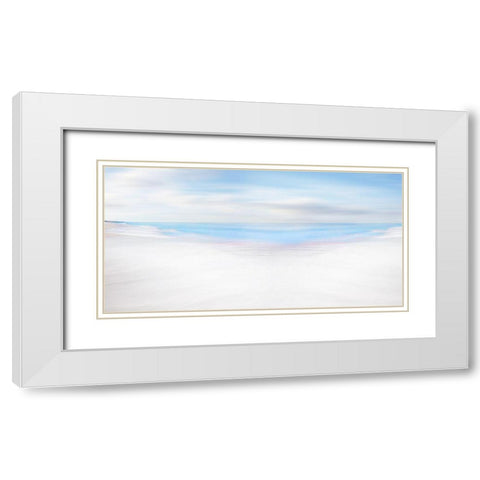 Beach Photography VII White Modern Wood Framed Art Print with Double Matting by McLoughlin, James
