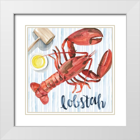 New England Summer II White Modern Wood Framed Art Print with Double Matting by Parker, Jennifer Paxton