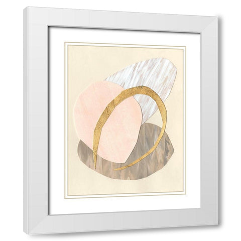 Palm Springs I White Modern Wood Framed Art Print with Double Matting by Stramel, Renee W.