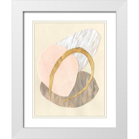Palm Springs I White Modern Wood Framed Art Print with Double Matting by Stramel, Renee W.