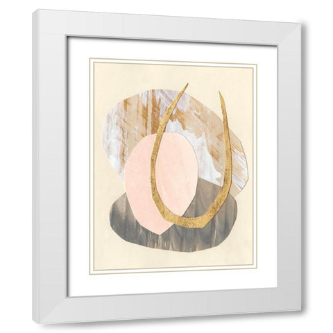 Palm Springs II White Modern Wood Framed Art Print with Double Matting by Stramel, Renee W.