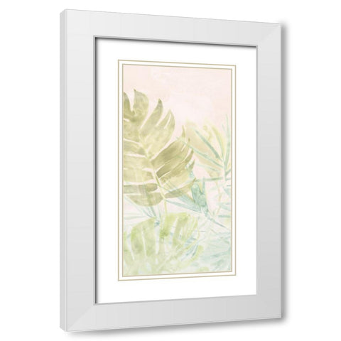 Tropical Sorbet II White Modern Wood Framed Art Print with Double Matting by Vess, June Erica