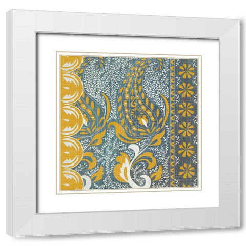 Exotic Journey I White Modern Wood Framed Art Print with Double Matting by Zarris, Chariklia