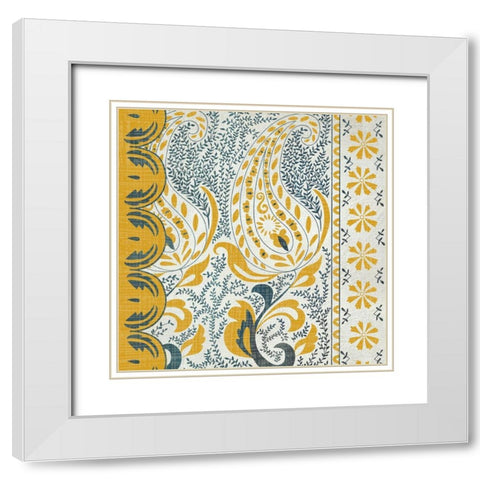 Exotic Journey IV White Modern Wood Framed Art Print with Double Matting by Zarris, Chariklia