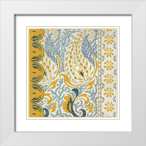 Exotic Journey IV White Modern Wood Framed Art Print with Double Matting by Zarris, Chariklia